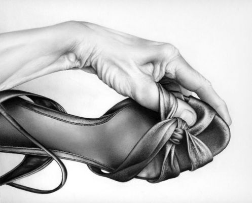 Cath Riley - hands:  shoe and hand 2